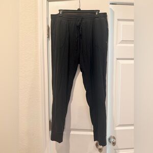 Enamor Black Lounge Jogger Pants
